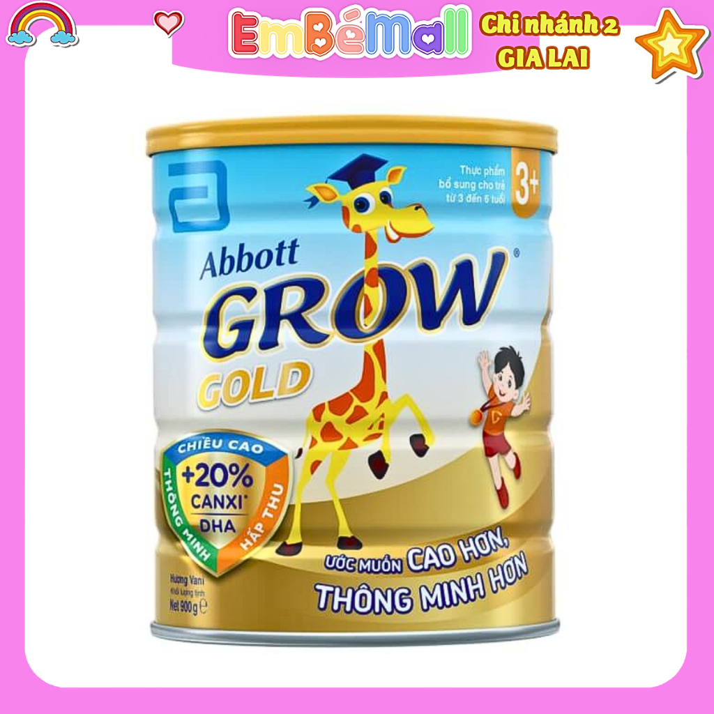 Sữa Bột Abbott Grow Gold 3+ và 6+ (lon 900g)