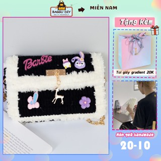  Túi xách tự đan quà handmade tự làm tặng bạn gái GẮN KÈM CHARM đa dạng màu sắc đầy đủ nguyên liệu video hướng dẫn A01 