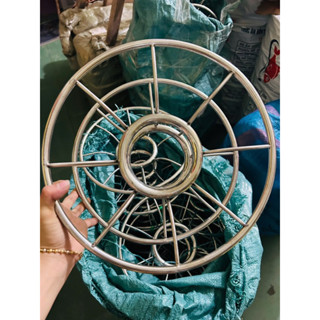 Guồng quấn dây diều Inox xịn 304 cong chữ C