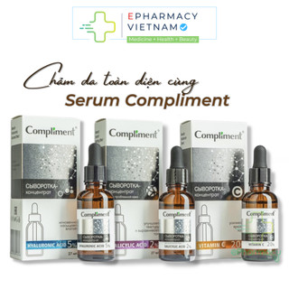  Serum COMPLIMENT No Problem Hạn Chế Mụn Se Lỗ Chân Lông Cấp Ẩm Và Giữ Ẩm Phục Hồi Da 