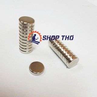 Set 5 viên D15*4 nam châm đất hiếm trụ tròn