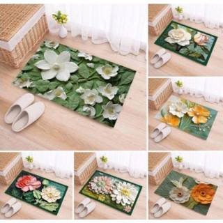 Thảm chân hình thú / hoạ tiết hoa 3D