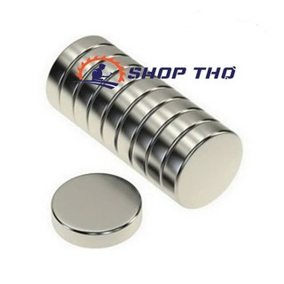 Set 5 viên D15*4 nam châm đất hiếm trụ tròn