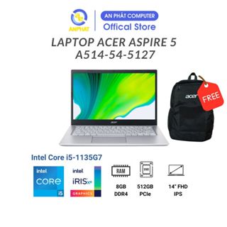 Laptop Acer Aspire 5 A514-54-5127 (Intel Core i5-1135G7 | 8GB | 512GB | 14 inch FHD| Win11)