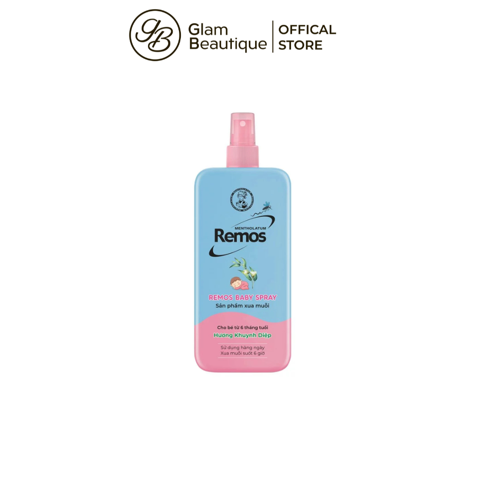 Xịt Chống Muỗi Remos Baby Hương Khuynh Diệp 150Ml Glam Beautique