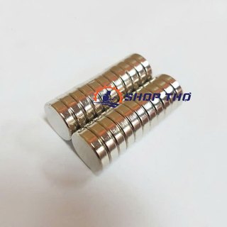 Set 10 viên  D12*3 nam châm đất hiếm trụ tròn
