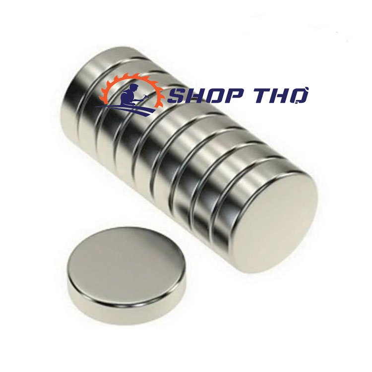 Set 5 cái D15*4 nam châm đất hiếm trụ tròn