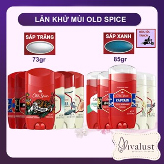Sáp Khử Mùi & Giảm Tiết Mồ Hôi Old Spice Fiji Timber Wolfhorn Swagger Nightpanther Captain Fresh Pure Sport 73g 85g