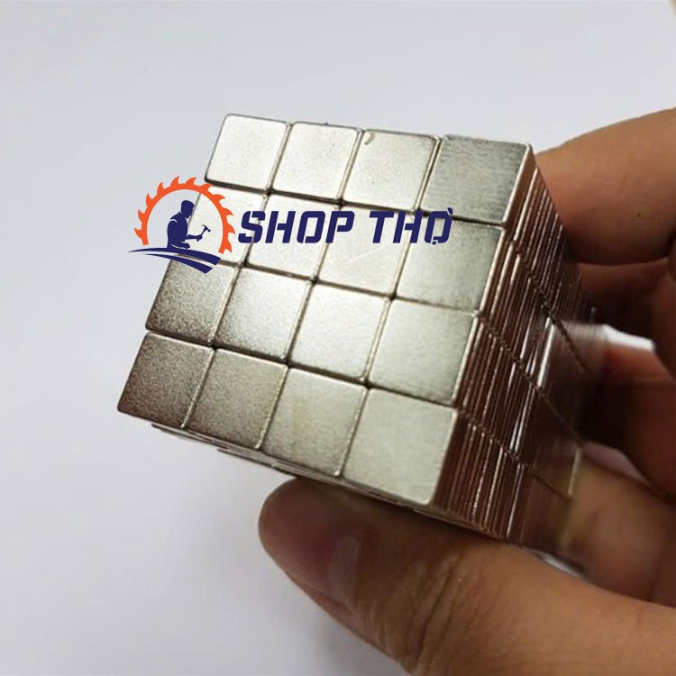 Nam châm vuông mỏng 10x10x2mm (30 viên )