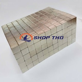 Nam châm vuông mỏng 10x10x2mm (30 viên )