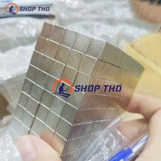 Nam châm vuông mỏng 10x10x2mm (30 viên )