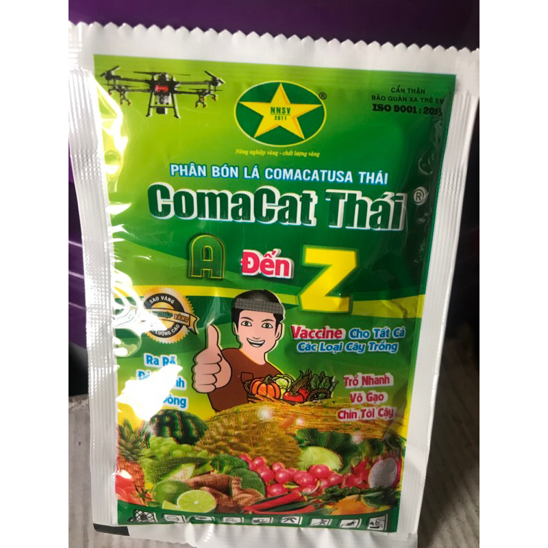 Phân bón lá Comcat Thái  A đến Z vaccine cho tất cả các loại cây trồng(gói 25gr)
