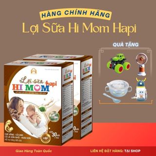  COMBO 2 Lợi Sữa Hi Mom Hỗ Trợ Sữa Về Mát Sữa Cho Mẹ Và Bé 30 Gói 