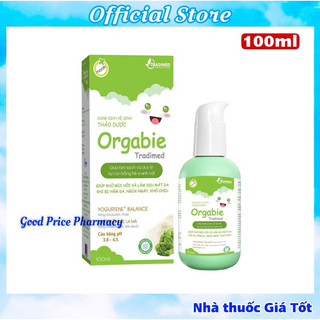 Dung Dịch Vệ Sinh Thảo Dược Cho Bé Gái Orgabie Tradimed 100ml Cho Bé Từ Sơ Sinh Tới Trước Dậy Thì