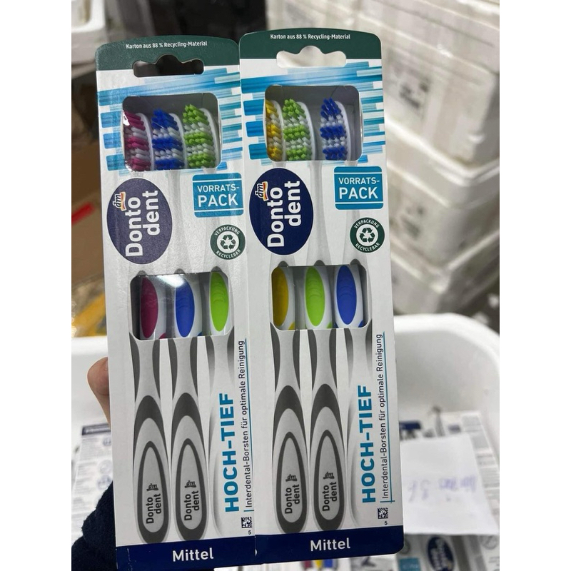 bàn chải dontodent vỉ 3