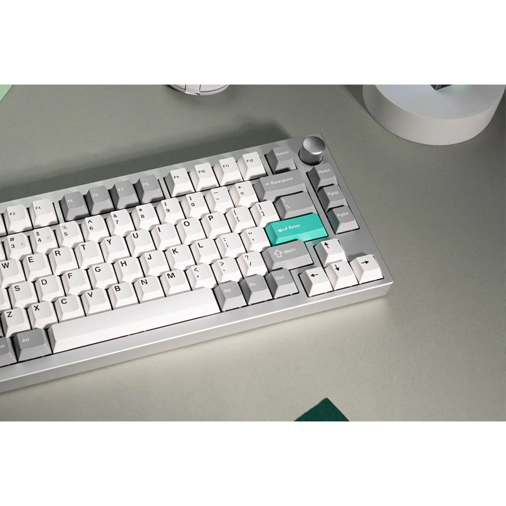Bàn phím cơ không dây Lemokey P1 Pro Space Silver RGB Hotswap CNC Aluminum (Keychron Sw) | BigBuy360 - bigbuy360.vn