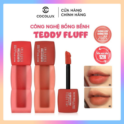 Son Kem Bông Bền Màu Superstay Teddy Tint Maybelline New York 5ml