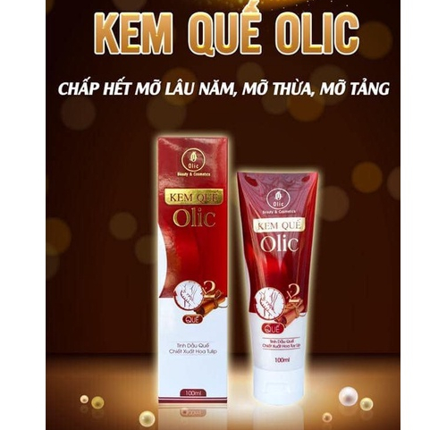 Kem Quế Olic 100ml (Kem Quế Olic đánh tan MỠ thừa (date 2025)