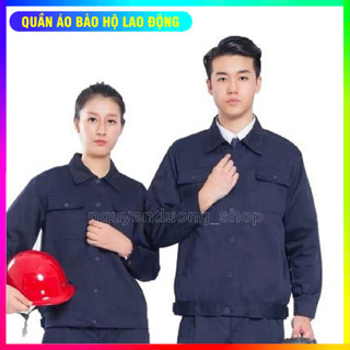  ĐỒNG PHỤC BẢO HỘ LAO ĐỘNG VẢI KAKI LOẠI 1 QUẦN ÁO BẢO HỘ LAO ĐỘNG NAM NỮ MÀU TÍM THAN 