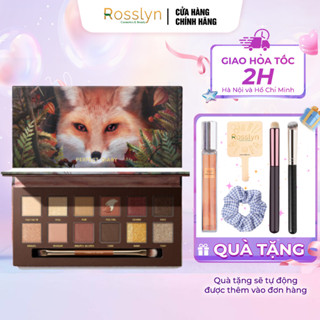 Bảng phấn mắt PERFECT DIARY 12 màu sắc tông lì và ánh nhũ lấp lánh bền màu lâu trôi Rosslyn PD000009