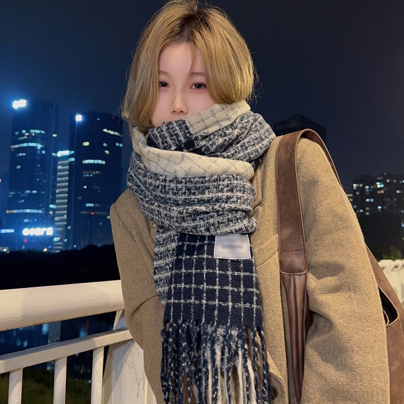 Khăn quàng cổ, khăn len kích thước 180x70 nam nữ nhiều màu chất mềm mịn | BigBuy360 - bigbuy360.vn