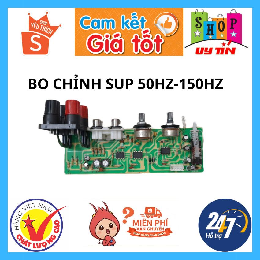 Mạch cắt tín hiệu sub 50hz đến 150 hz dùng ráp loa sup điện