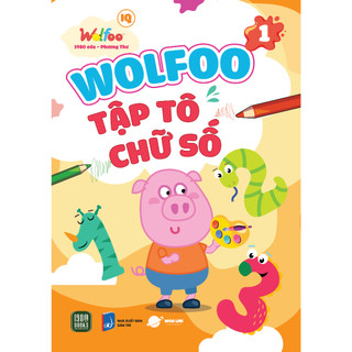 Sách - Wolfoo Tập Tô Chữ Số Tập 1