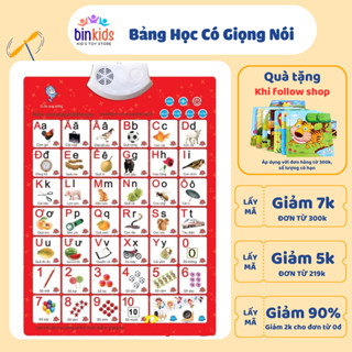  Bảng Học Có Giọng Nói Giúp Bé Phát Triển Bảng Chữ Cái Và Chữ Số Tiếng Việt Điện Tử Nói Treo Tường Cho Bé 