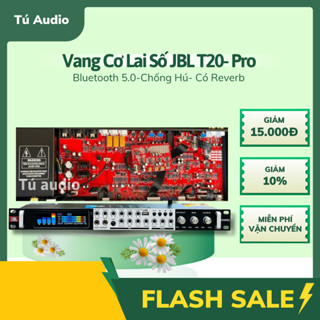 Vang cơ lai số JB T20 Pro vỉ đỏ có Điều khiển, Cổng quang, Bluetooth, Usb, Aux.. có chống hú