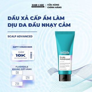 DẦU XẢ & DƯỠNG CHẤT LÀM DỊU VÀ CÂN BẰNG PH DA ĐẦU VÀ TÓC LOREAL PROFESSIONNEL SCALP ADVANCED 200ML