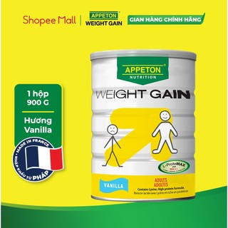  Sữa Appeton Weight Gain cho Người lớn hương Vanilla lon 900g 