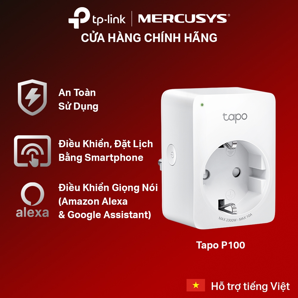 [Hỏa Tốc] Ổ Cắm Thông Minh TP-Link Tapo P100 / P110M Nhỏ Gọn An Toàn