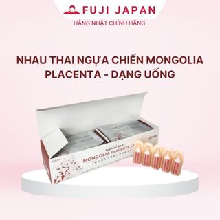  Nhau Thai Ngựa Chiến Mongolia Palcenta Hộp 30 lọ Nhật Bản 