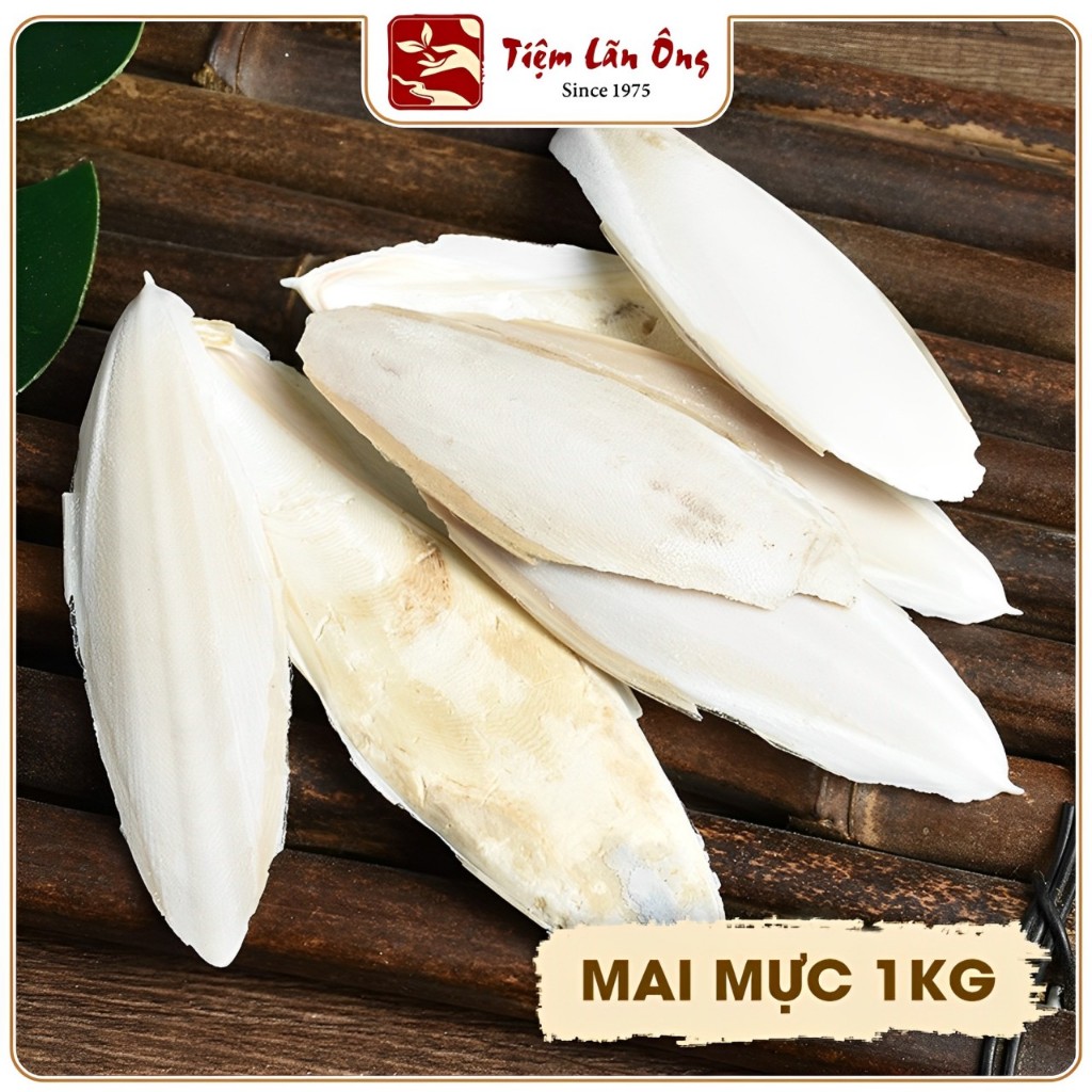 Mai mực khô 1kg, nan mực, ô tặc cốt - Tiệm Lãn Ông