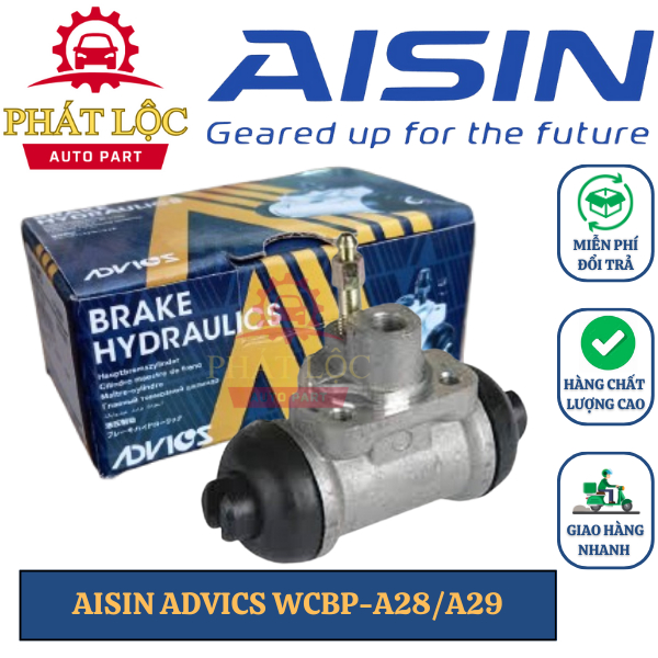Xi lanh phanh, heo thắng Aisin phù hợp với Sunny 2009-2022, Navara 2015-2022, Tiida ( Aisin Advics c