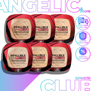 Phấn Phủ Loreal, Phấn Nền Dạng Nén Kiềm Dầu L'Oreal Paris Makeup Infallible Fresh Wear Foundation.