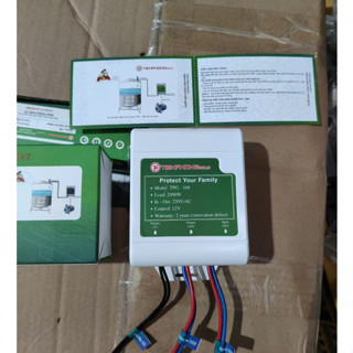 Rơ le an toàn cho phao điện máy bơm nước 2000w , Thiết bị chống giật chống rò điện - Hàng Chính Hãng Tiên Phong