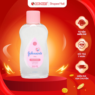  Dầu Massage JOHNSON Cho Bé An Toàn Dưỡng Ẩm Mềm Da Lọ 200ml - Bibomart 