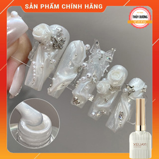 [N.T] Sơn gel Xeijayi chính hãng siêu đặc hiệu ứng ngọc trai trắng 15ml
