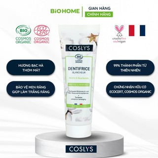 Kem đánh răng hữu cơ trắng răng Coslys (100ml)