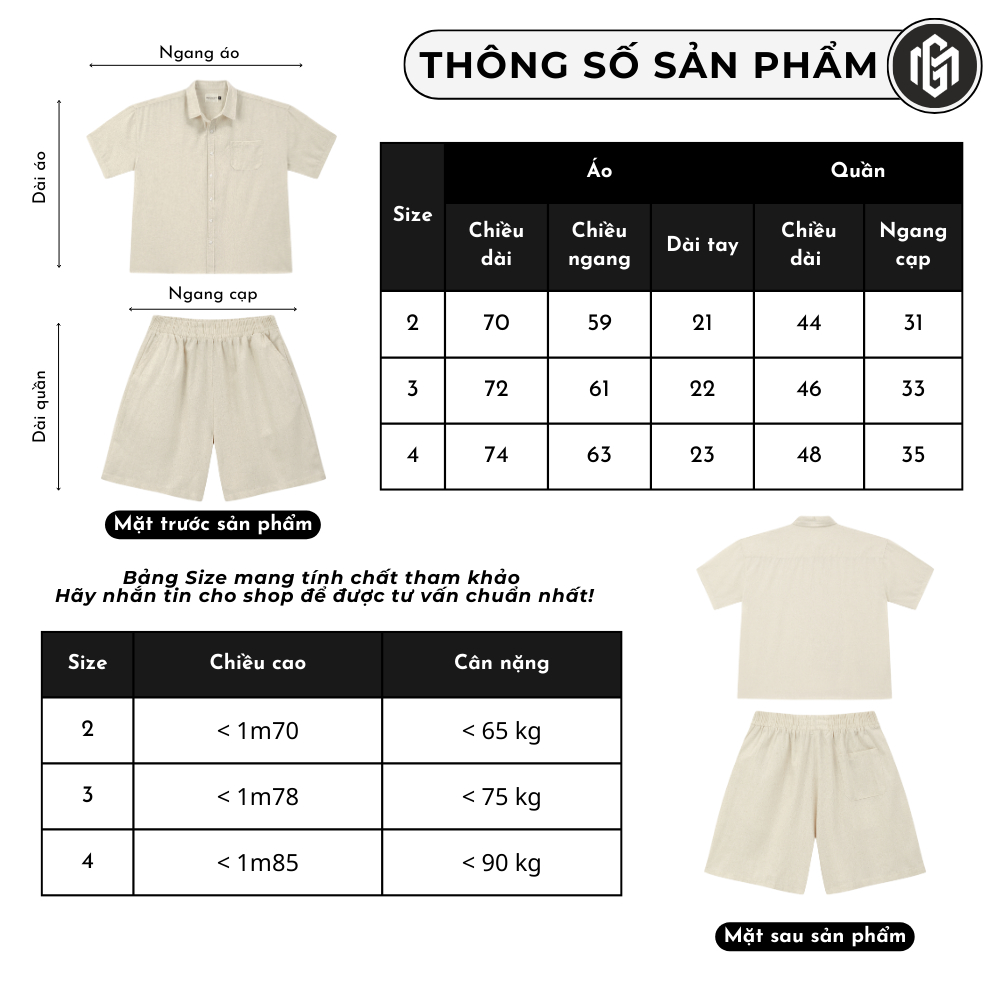 Đồ Bộ Nam GODMOTHER Set Đũi Nam (Áo + Quần) Áo Sơ Mi Đũi Cộc Tay Đi Biển Mùa Hè Cao Cấp | BigBuy360 - bigbuy360.vn