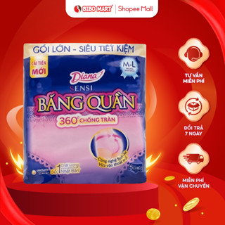 Băng Vệ Sinh Cho Mẹ Ban Đêm Diana Sensi Dạng Quần Êm Ái Mềm Mại Size M - L (gói 5 chiếc) - Bibomart