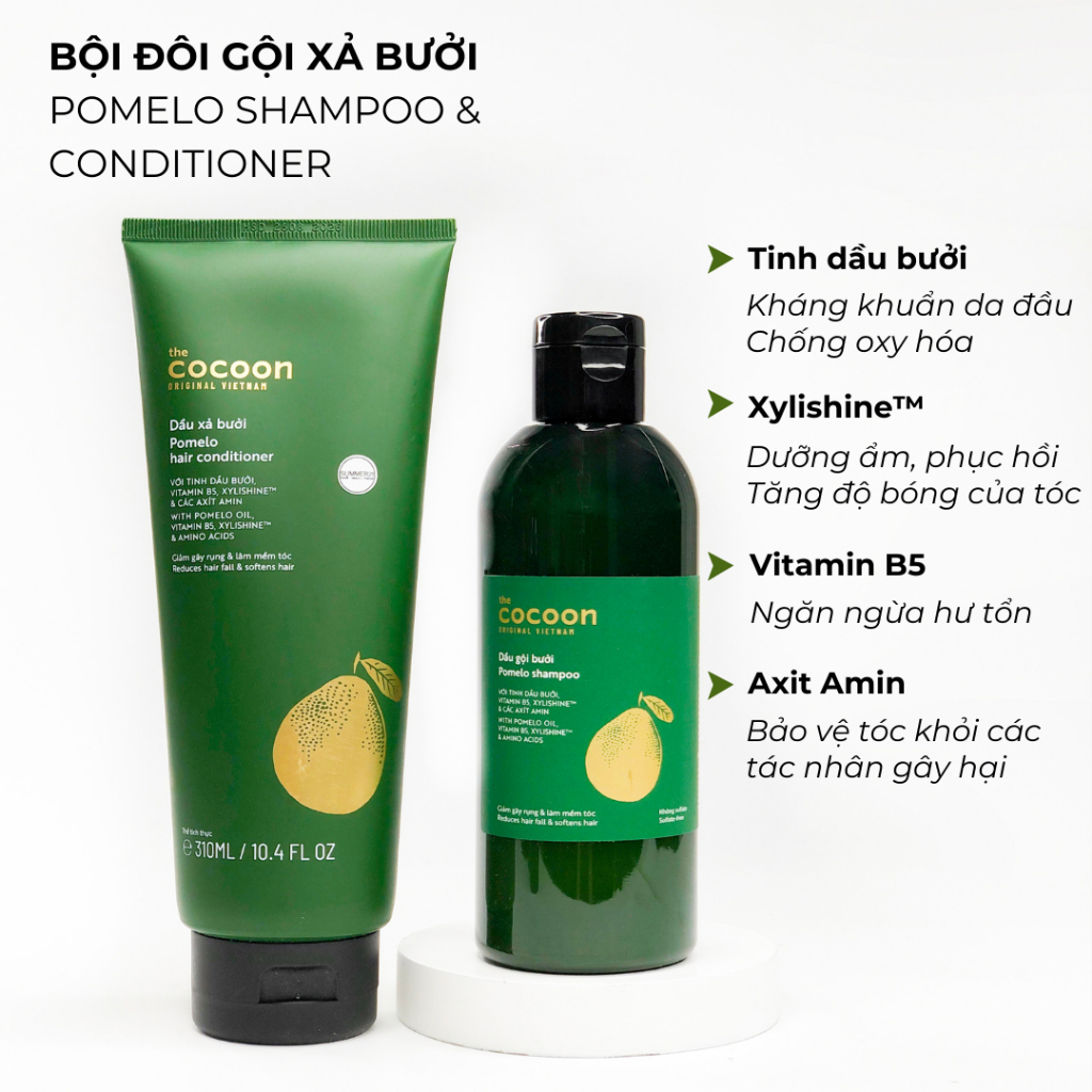 [TRẢ ORDER DƯ] Bộ dưỡng tóc bưởi COCOON