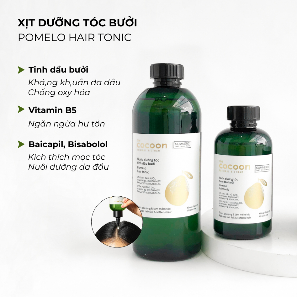[TRẢ ORDER DƯ] Bộ dưỡng tóc bưởi COCOON