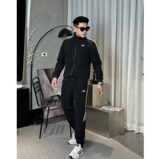 Sét thể thao nam thu đông PLATMAN, bộ thể thao nam chất liệu gió cao cấp mẫu mới nhất 2024