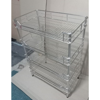 ( Hỏa Tốc ) KỆ ĐỨNG 4 TẦNG INOX CAO CẤP