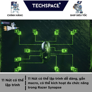 Chuột Có Dây Razer Basilisk V3, Chuột Gaming Led RGB Hàng Chính Hãng Bảo Hành 24 Tháng - Techspace
