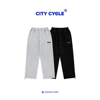 Quần dài ống rộng nam nữ nỉ suông Local Brand Chính Hãng City Cycle Quần Da Lộn Stardust