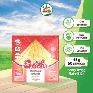 [COMBO 5 GÓI] Bánh Tráng Nướng Giòn Sachi Vị Nước Dừa Thơm Béo Giòn Tan Ăn Vặt Kèm Gỏi, Mì Quãng
