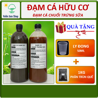  Đạm cá chuối trứng sữa đạm cá đậm đặc phân hữu cơ cho rau sạch hoa lan hoa hồng cây cảnh 1 lít 